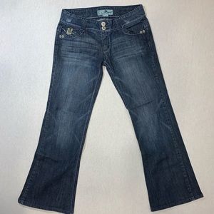 Jolt Jeans Size 7 Boot Cut Faded 5 Pocket